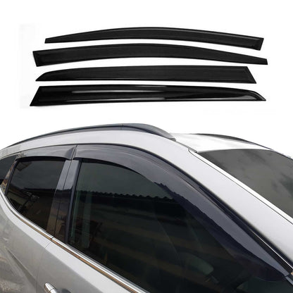 2011-2018 Nissan Juke Window Visor Vent Rain Deflector 4Pcs Smoke