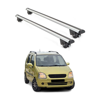 2000-2008 Opel Agila Roof Rack Cross Bars Silver