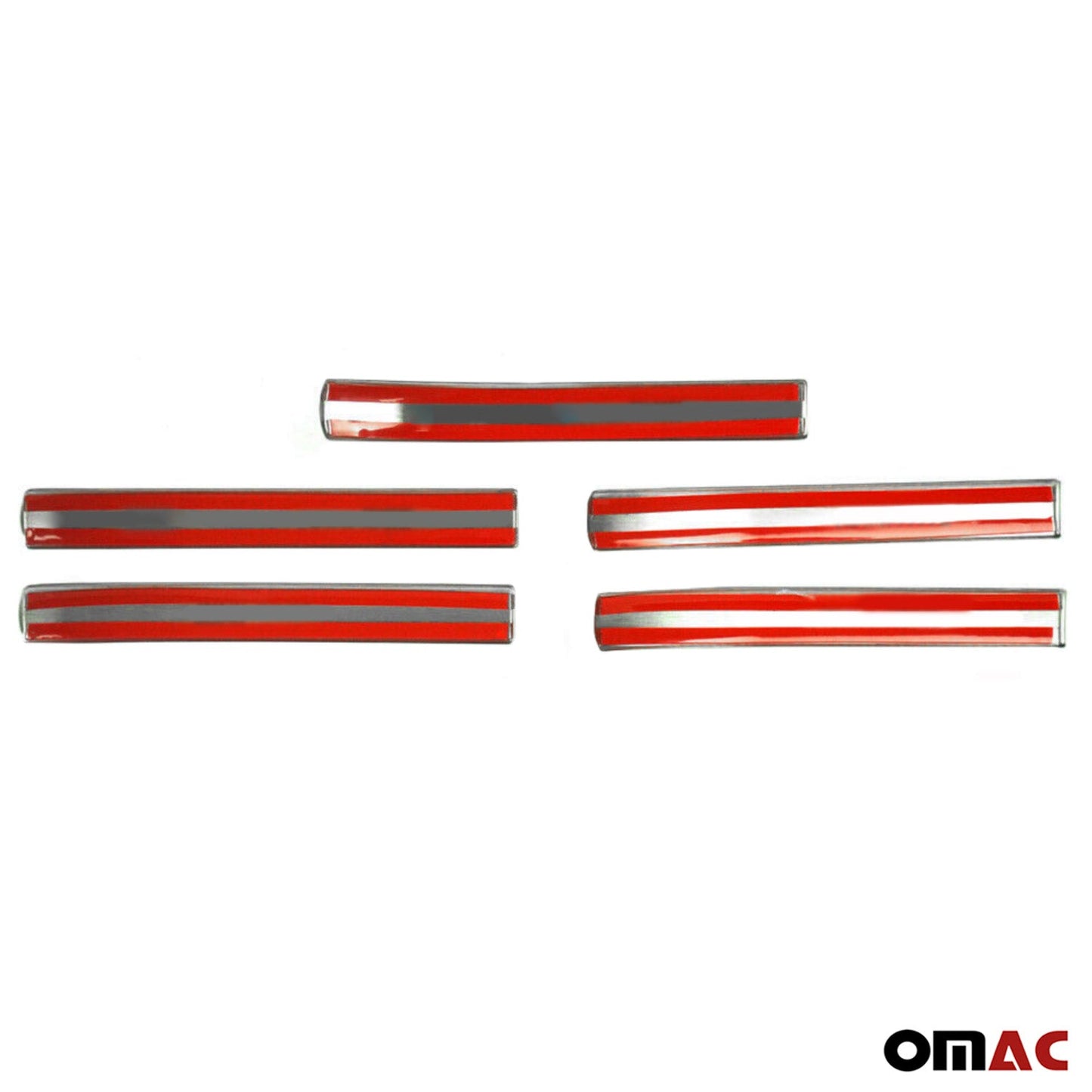 OMAC Chrome Door Handle Cover for Mercedes Metris 2016-2023 Trim S.Steel 5 Pcs 3536401