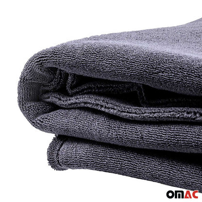 OMAC Premium Microfiber Plush Towel Cleaning No-Scratch Rag Car Polishing Detailing HF02013-S