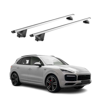 2019-2026 Porsche Cayenne Roof Rack Cross Bars Silver