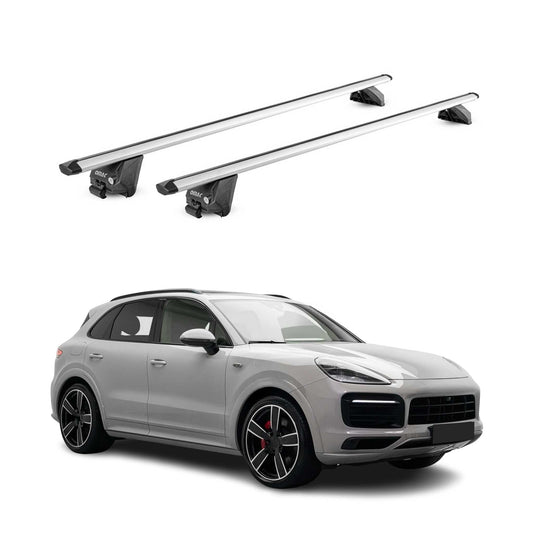 2019-2026 Porsche Cayenne Roof Rack Cross Bars Silver
