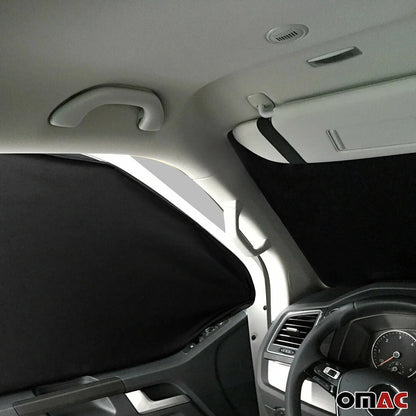 2014-2021 Ford Transit Connect Magnetic Curtains UV Protection Grey Black