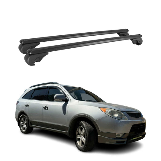 2007-2012 Hyundai Veracruz Roof Rack Cross Bars Black