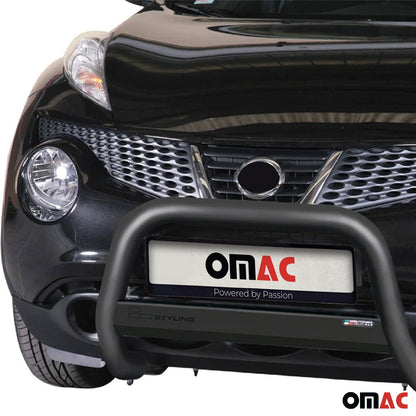 OMAC Bull Bar For Nissan Juke 2011-2017 Black S.Steel Front Bumper Grill Guard 5008MSBB100B