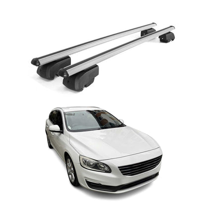 2015-2018 Volvo V60 Roof Rack Cross Bars Silver