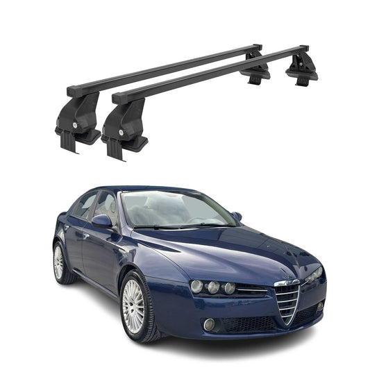 2007-2012 Alfa Romeo 159 Roof Rack Cross Bars Luggage Carrier 2 Pcs