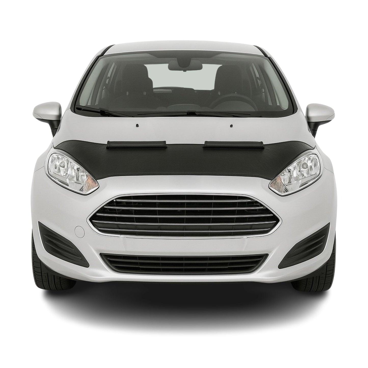 2014-2019 Ford Fiesta Car Bonnet Mask Hood Bra Black 1 Pc