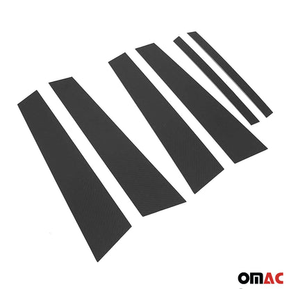 2015-2021 Mercedes C Class W205 Sedan Window B Pillar Posts Trim Stainless Steel 6x