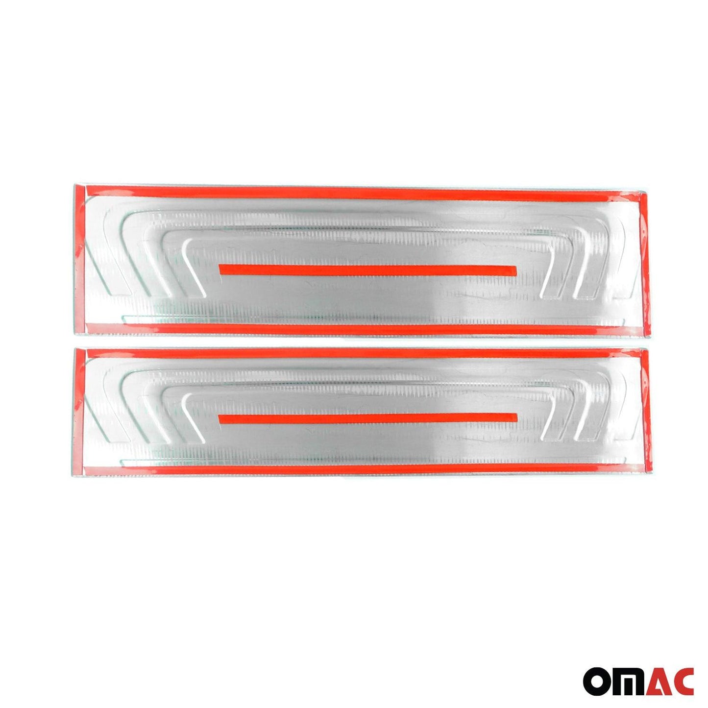 OMAC For Mercedes Metris 2016-2023 Chrome Door Sill Cover Scuff Plate S.Steel 2 Pcs 4733092N