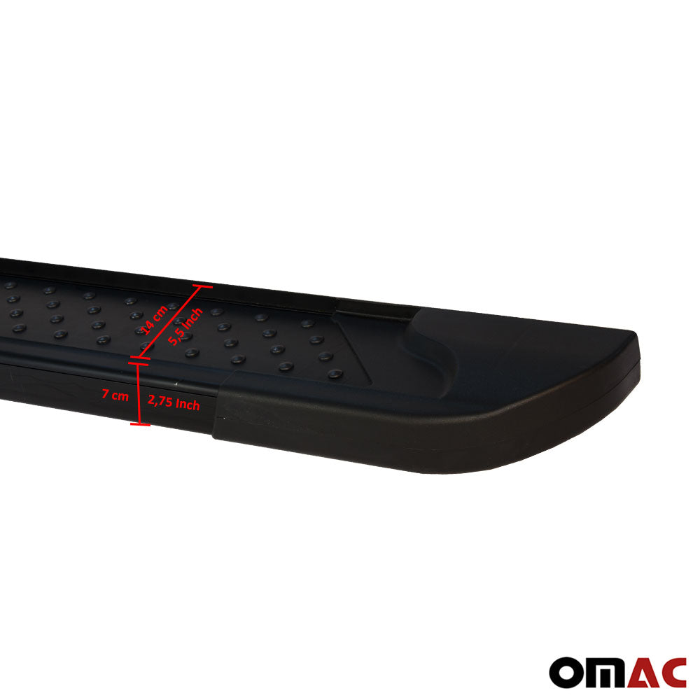 OMAC Side Steps Running Boards Nerf Bars Alu 2 pcs For MB Metris 2016-2022 SWB 4721976