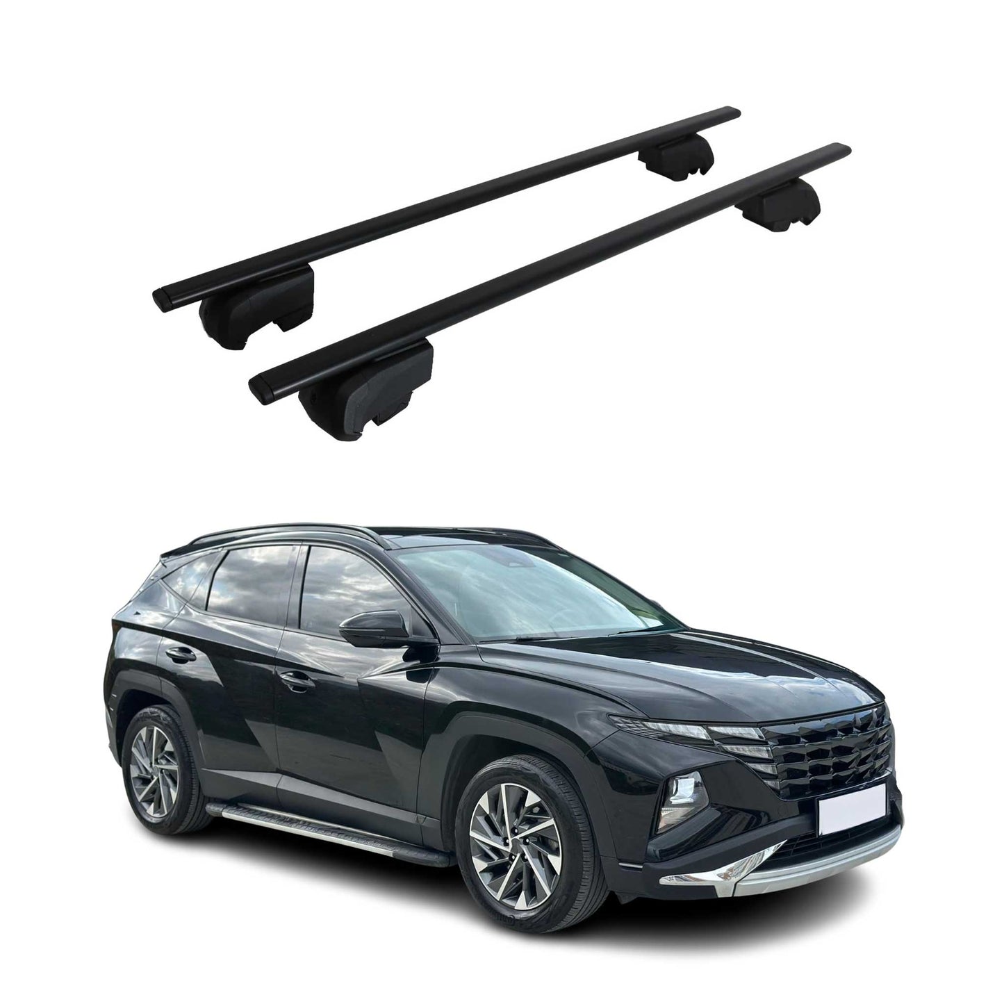 2022-2026 Hyundai Tucson Roof Rack Cross Bars Black