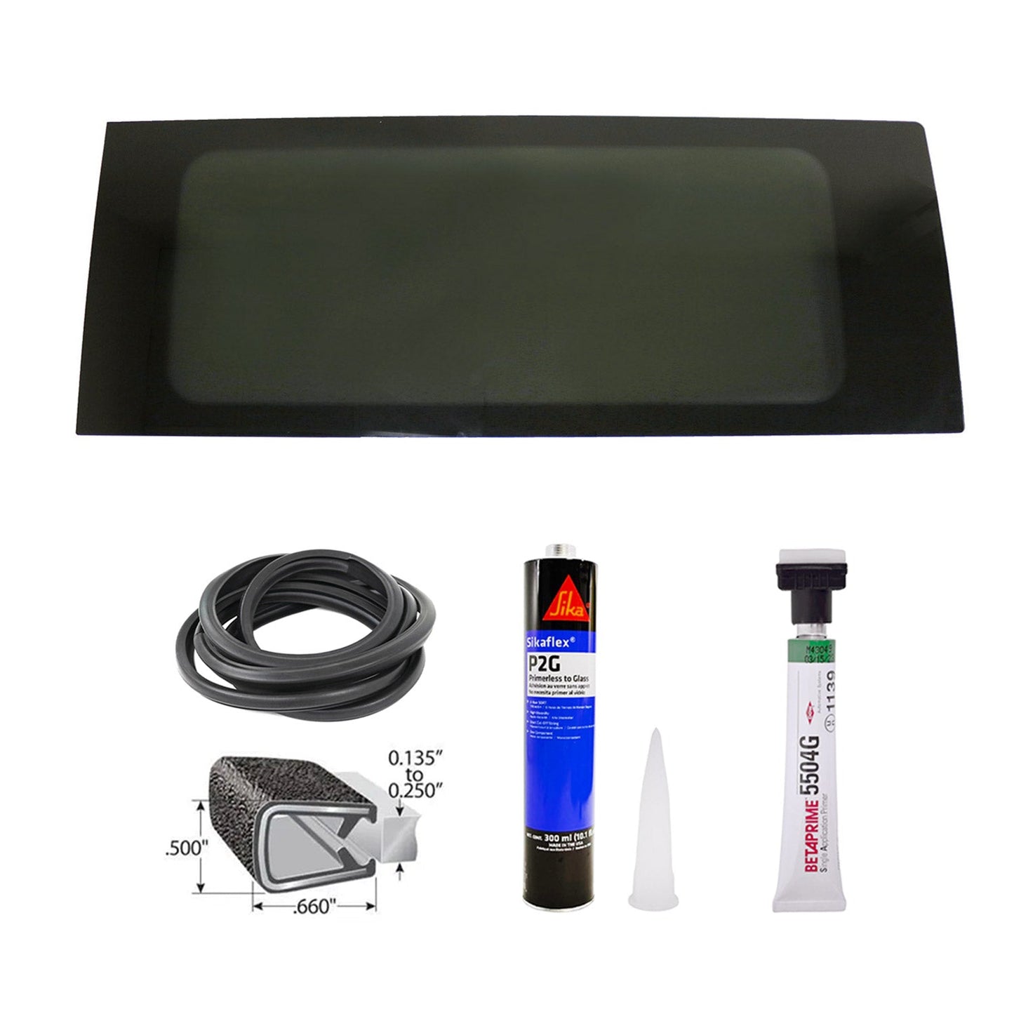 2014-2025 RAM ProMaster Window Glass Fit Kit Rear Left Side L2 Middle WB