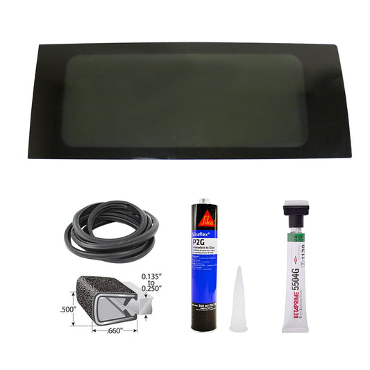 2014-2025 RAM ProMaster Window Glass Fit Kit Rear Left Side L2 Middle WB