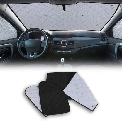 OMAC Thermal Windshield Sun Shade Magtenic for VW Eurovan 1992-2003 Black 3 Pcs '7521245