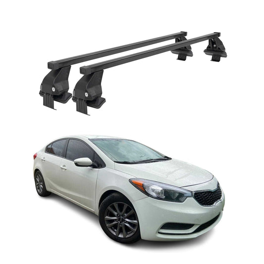 2014-2018 Kia Forte Sedan Roof Rack Cross Bars Black