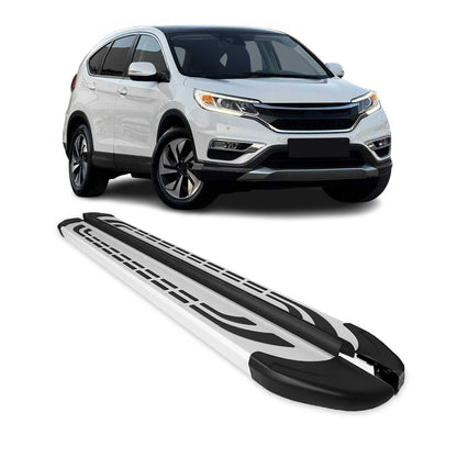 2012-2016 Honda CR-V Running Boards Side Steps Silver