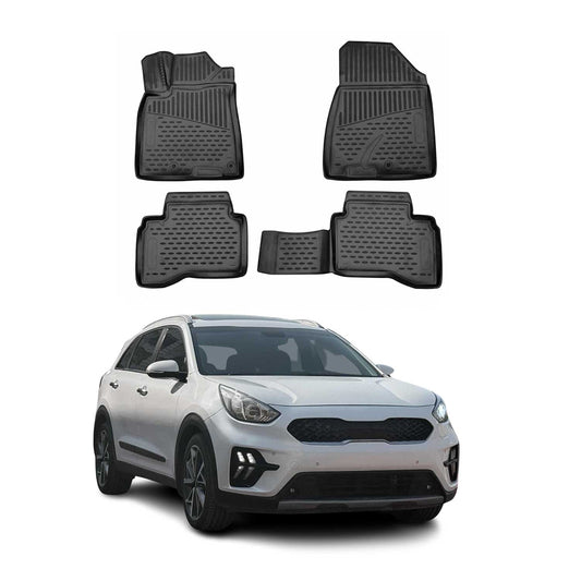 2017-2021 Kia Niro Plug-in Hybrid Floor Mats Liners Full Set All Weather