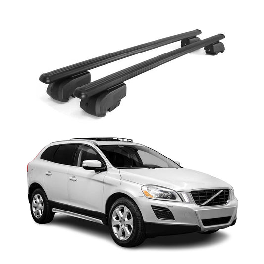 2010-2017 Volvo XC60 Roof Rack Cross Bars Black