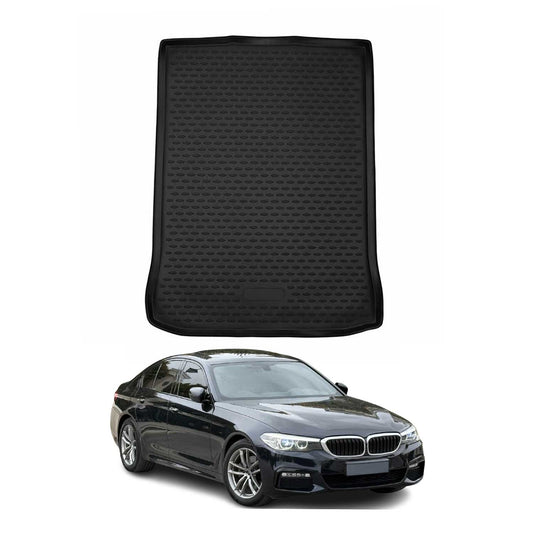 2019-2024 BMW 5 Series G30 Sedan 2017-2023 / M5 F90 Cargo Liner Trunk Mat All Weather Black