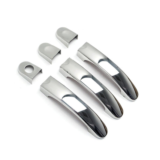 OMAC Car Door Handle Cover Protector for VW Caddy 2003-2015 Steel Chrome 6 Pcs '7522041