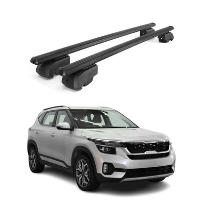 2021-2026 Kia Seltos Roof Rack Cross Bars Black