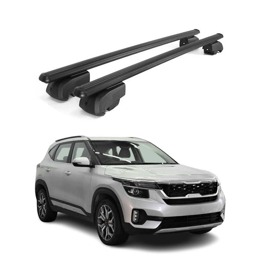 2021-2026 Kia Seltos Roof Rack Cross Bars Black