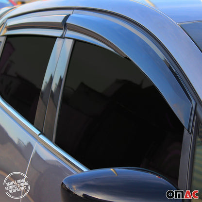 2011-2015 Chevrolet Cruze Window Visor Vent Rain Deflector 4Pcs Smoke