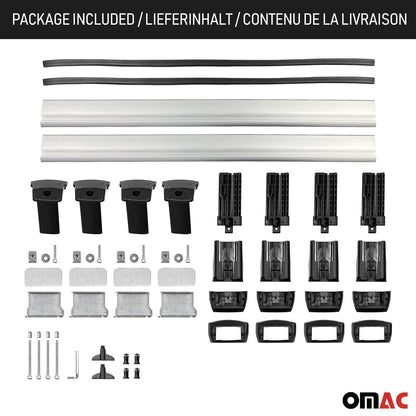 2023-2025 Dodge Hornet Roof Rack Cross Bars Black