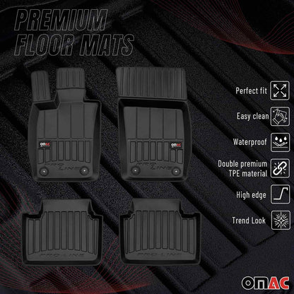 OMAC OMAC Premium Floor Mats for Porsche Panamera 2017-2023 Waterproof Heavy Duty '5804454