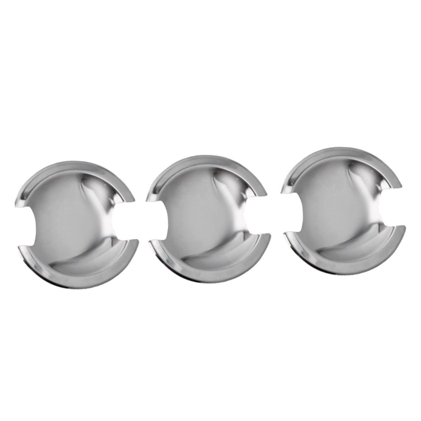 OMAC Car Door Handle Bowl Cover Protector for VW T5 Transporter 2003-2015 Steel 3 Pcs '7522047