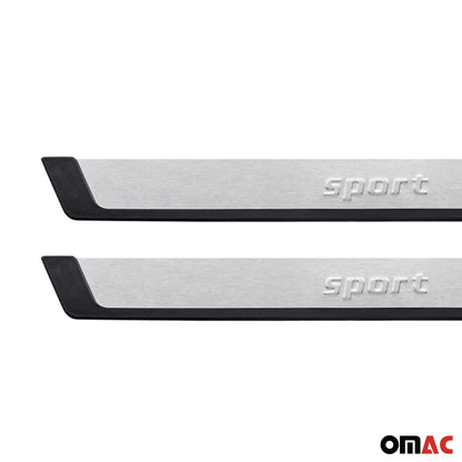 Honda Ridgeline Door Sill Scuff Plate Scratch Protector Sport Stainless Steel Silver 2 Pcs