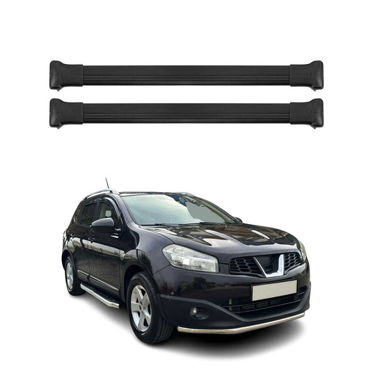 2007-2014 Nissan Qashqai Roof Rack Cross Bars Black