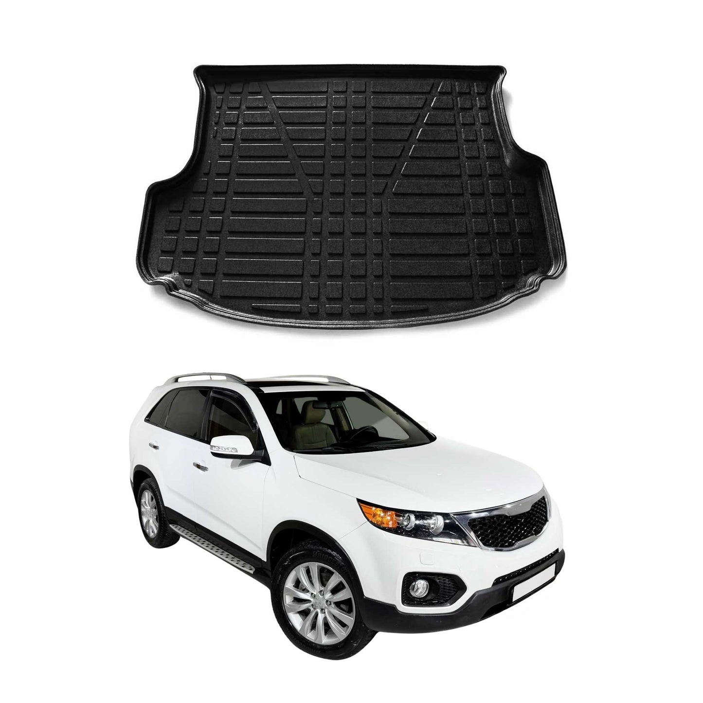 2011-2015 Kia Sorento Cargo Liner Trunk Mat All Weather Black
