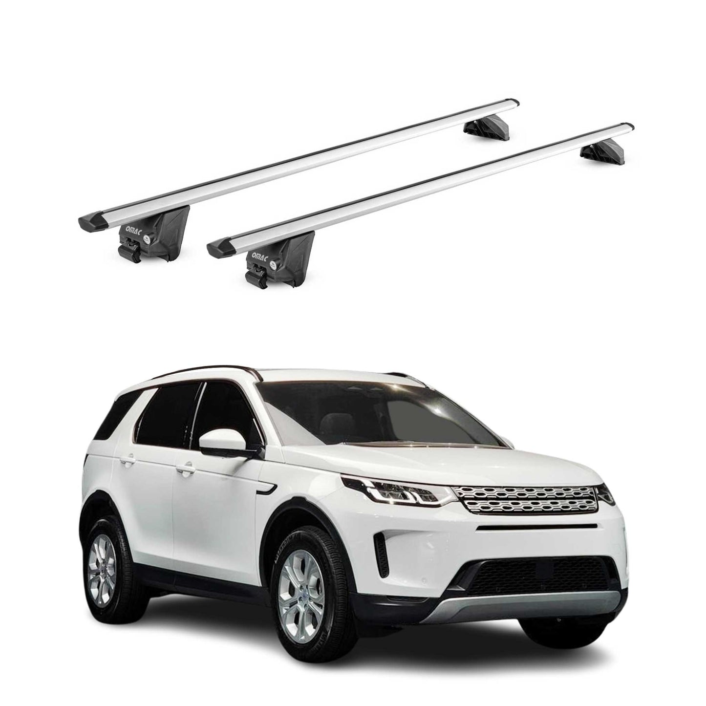 2015-2025 Land Rover Discovery Sport Roof Rack Cross Bars Silver