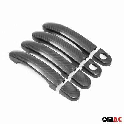 OMAC Door Handle Cover Protector for VW T5 Transporter 2003-15 Carbon Fiber 2Key Hole 7522048C