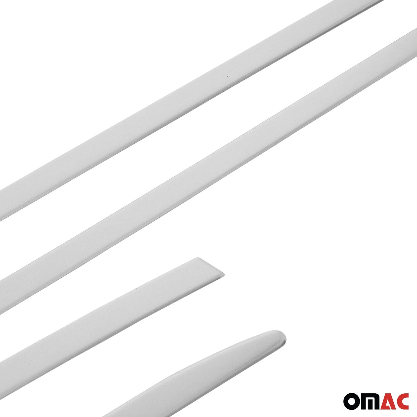 OMAC Side Door Molding Trim for Honda Civic 2022-2024 Sedan Steel Silver 4x 3430131