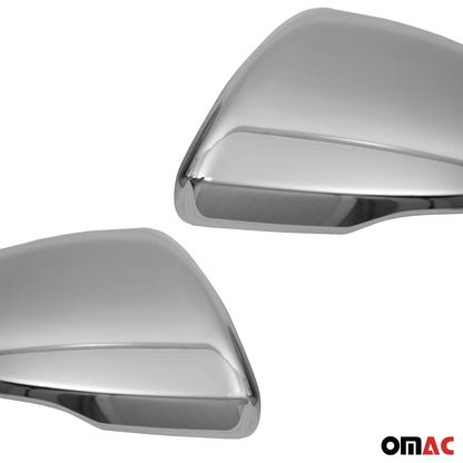 2016-2020 Kia Optima Side Mirror Cover Caps Stainless Steel Silver 2 Pcs