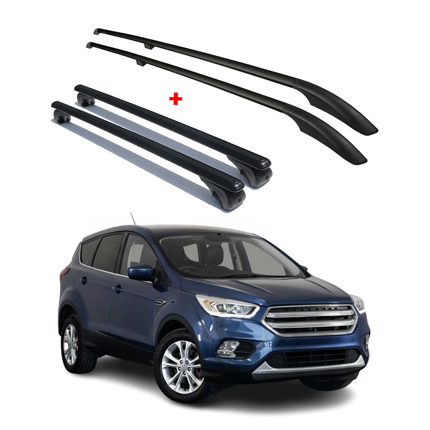 2013-2019 Ford Escape Roof Racks & Roof Rack Rails Black