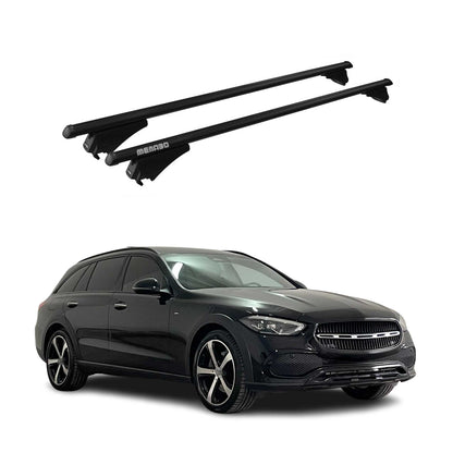 2022-2024 Mercedes C Class S206 Wagon Roof Rack Cross Bars Black