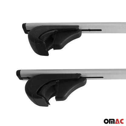 OMAC Roof Racks Cross Bars Luggage Carrier Durable for Subaru Crosstrek 2024 Gray 2x G003082