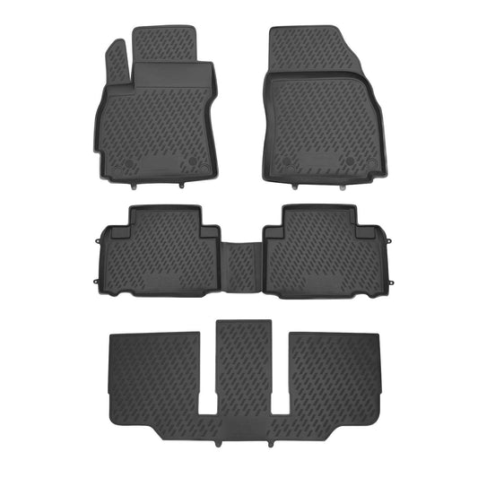 OMAC Floor Mats Liner for Mazda 5 2012-2015 Black TPE All-Weather 5 Pcs 4696444F