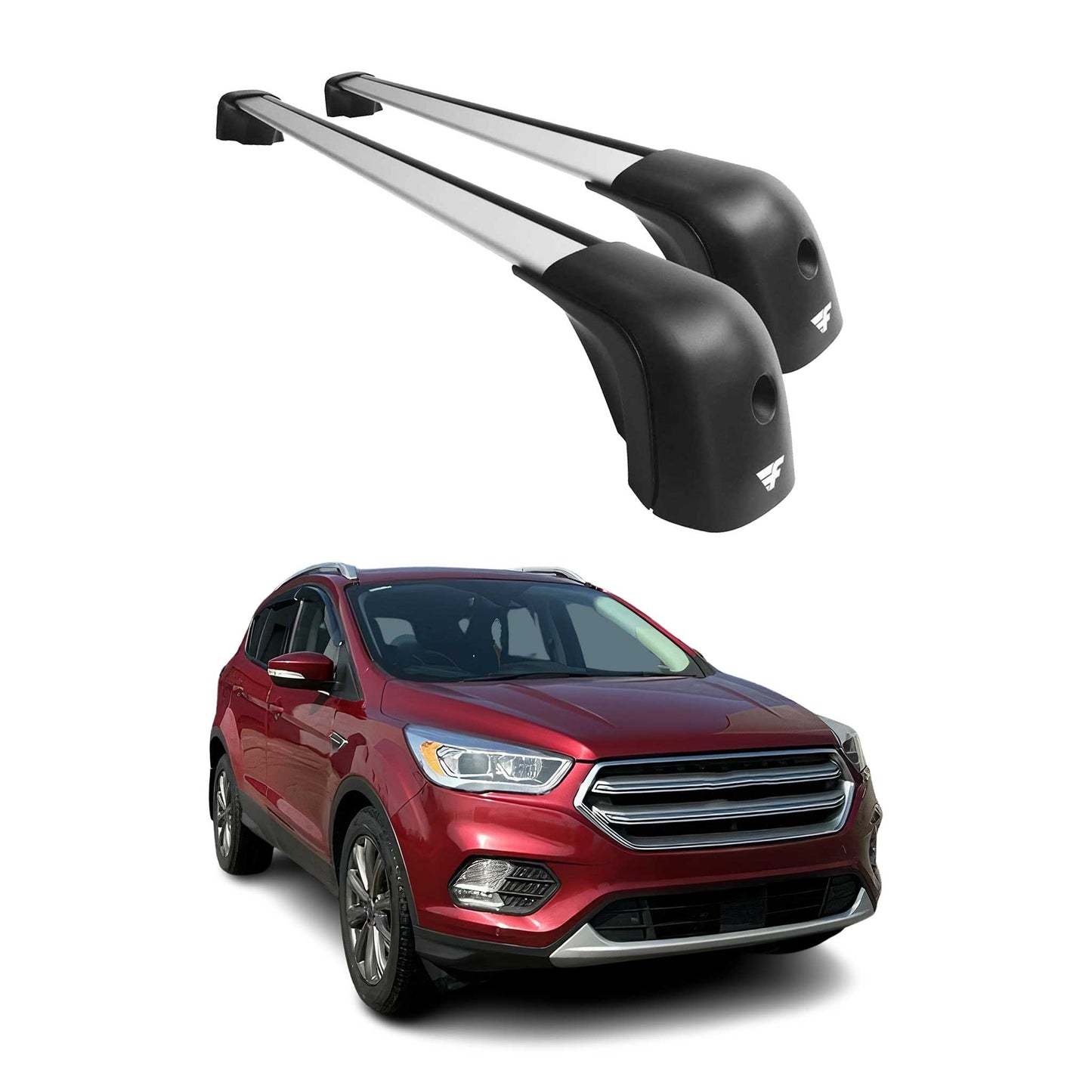 2013-2025 Ford Escape Roof Racks Cross Bars Silver