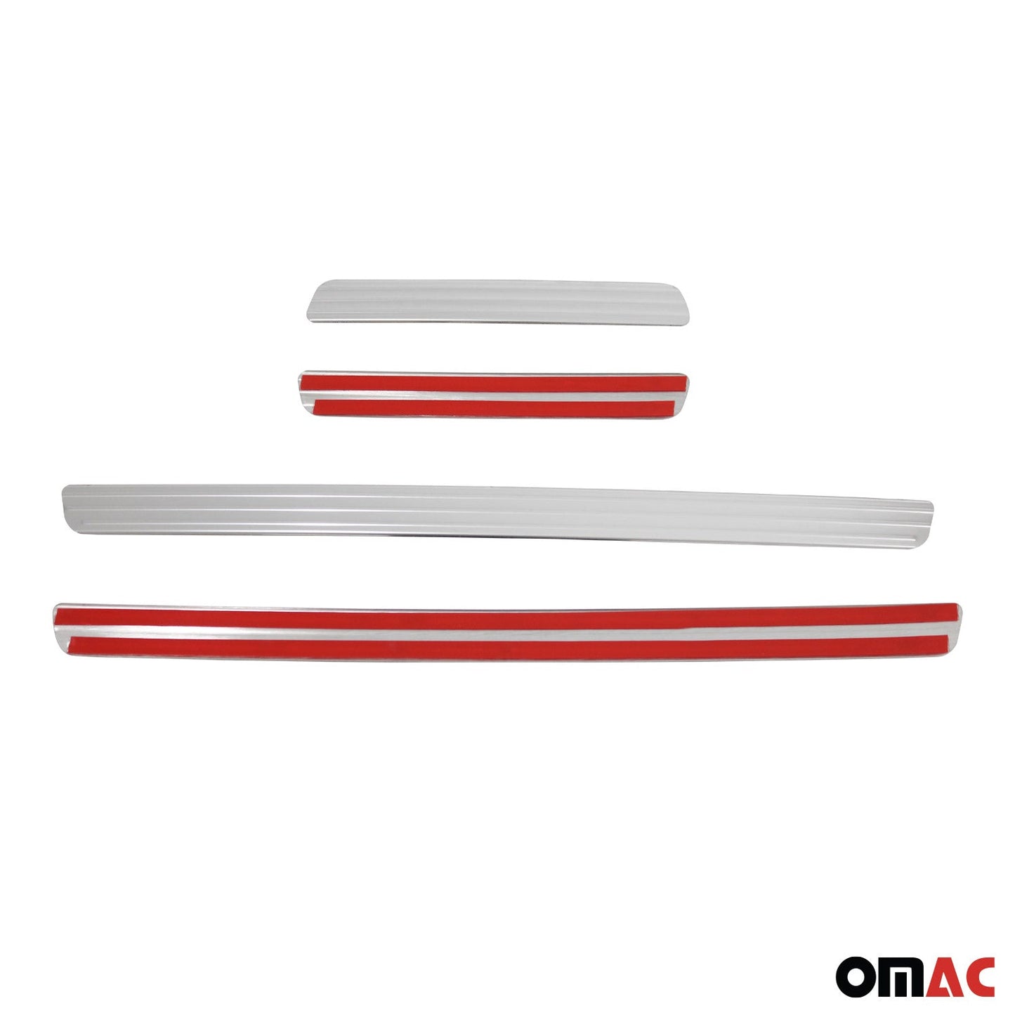 OMAC Door Sill Scuff Plate Scratch Protector for VW Golf Mk7 2015-2021 Steel 4 Pcs 7515094N