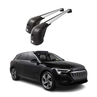2019-2025 Audi Q8 Roof Racks Cross Bars Silver