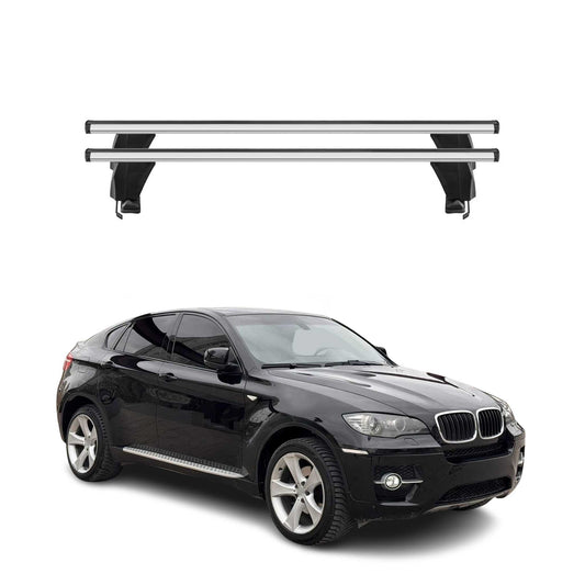 2008-2014 BMW X6 E71 & E72 Roof Rack Cross Bars Silver