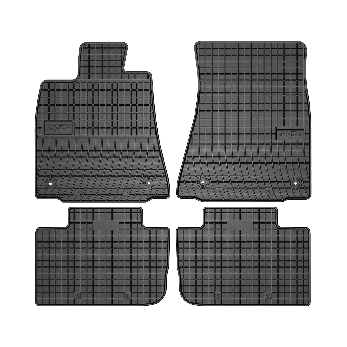 OMAC OMAC Floor Mats Liner for Lexus IS 2014-2024 Black Rubber All-Weather 4 Pcs '4308485