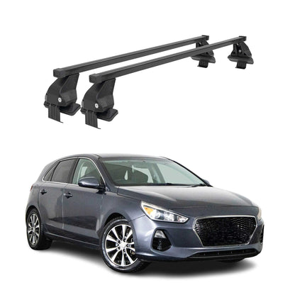 2018-2020 Hyundai Elantra GT Roof Rack Cross Bars Black