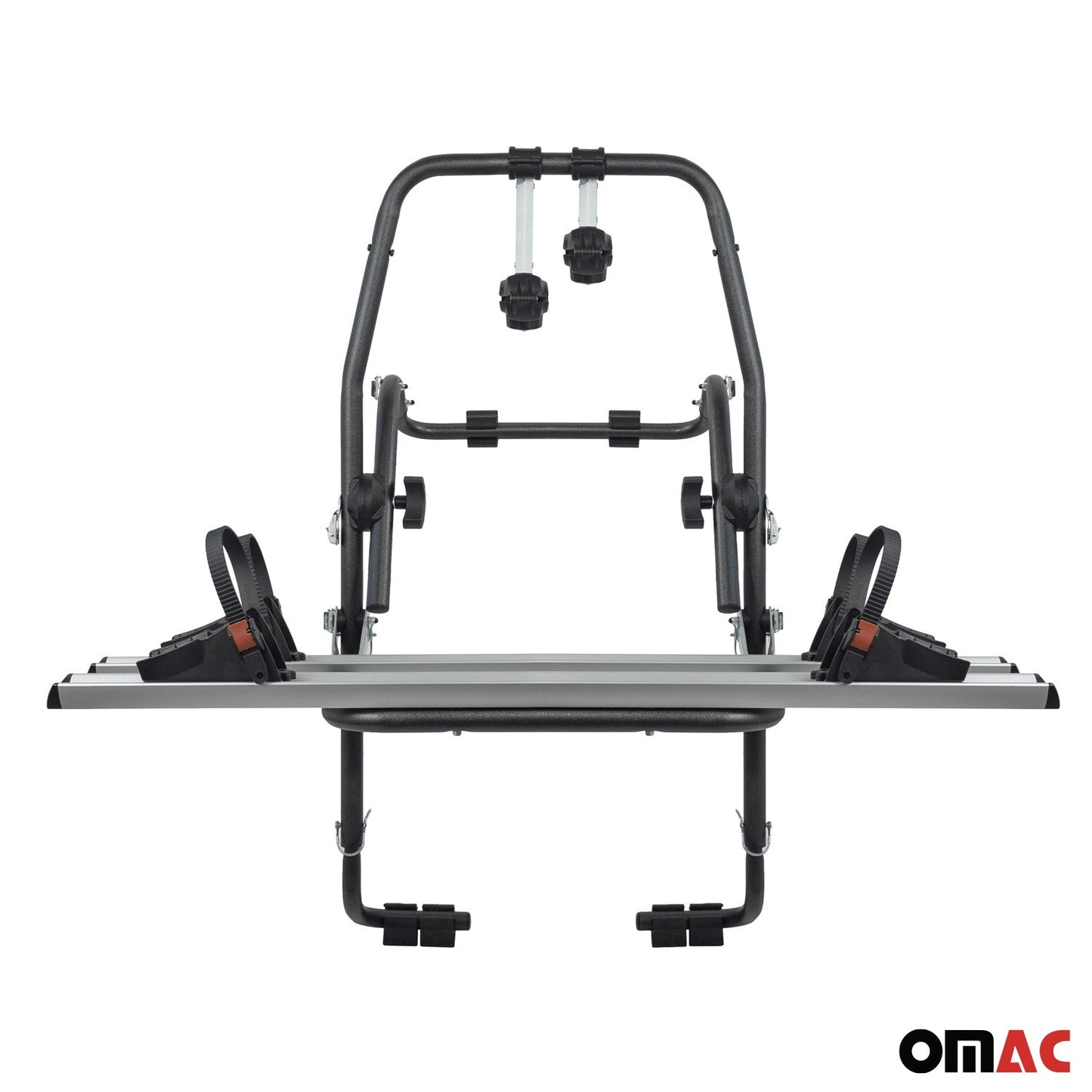 OMAC Alu 2 Bike Rack Carrier Hitch Mount for Audi A5 Coupe 2013-2023 Black Gray A054097