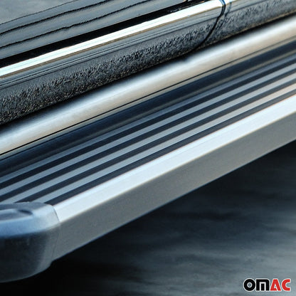 OMAC Alu Side Step Nerf Bars Running Board for Nissan Qashqai 2020-2023 Black 2x G003418